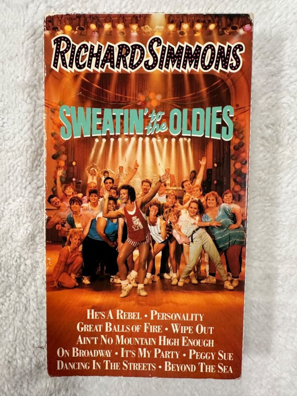 Richard Simmons Sweatin To The Oldies VHS 1988 Fitness Workout Aerobics Vintage
